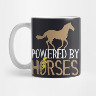 Powered by Horses Horse Rider Mug
